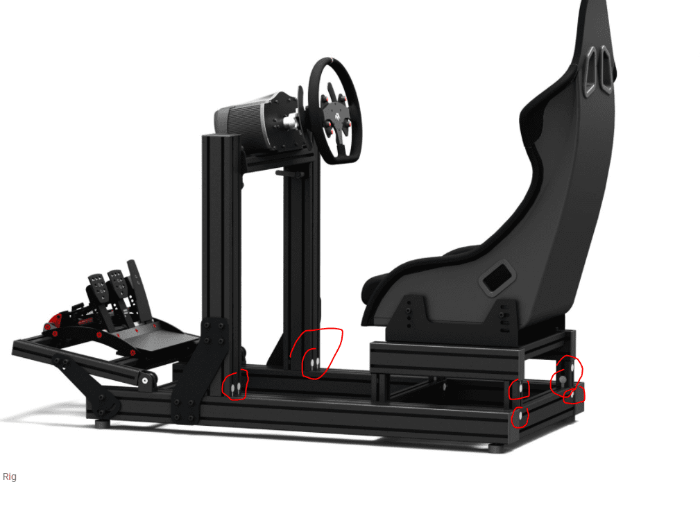 MTX Sim Rig mit Racing Sitz