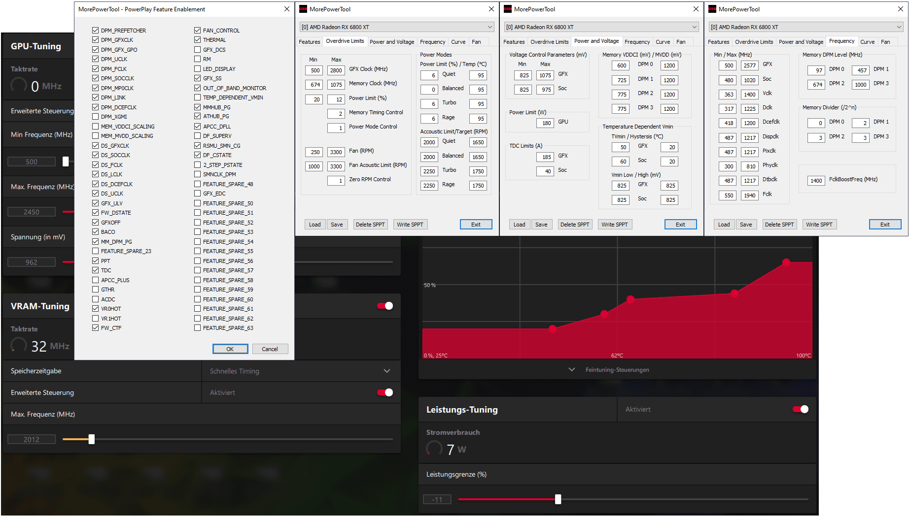 6800 XT 160W MPT & Wattman Settings.png