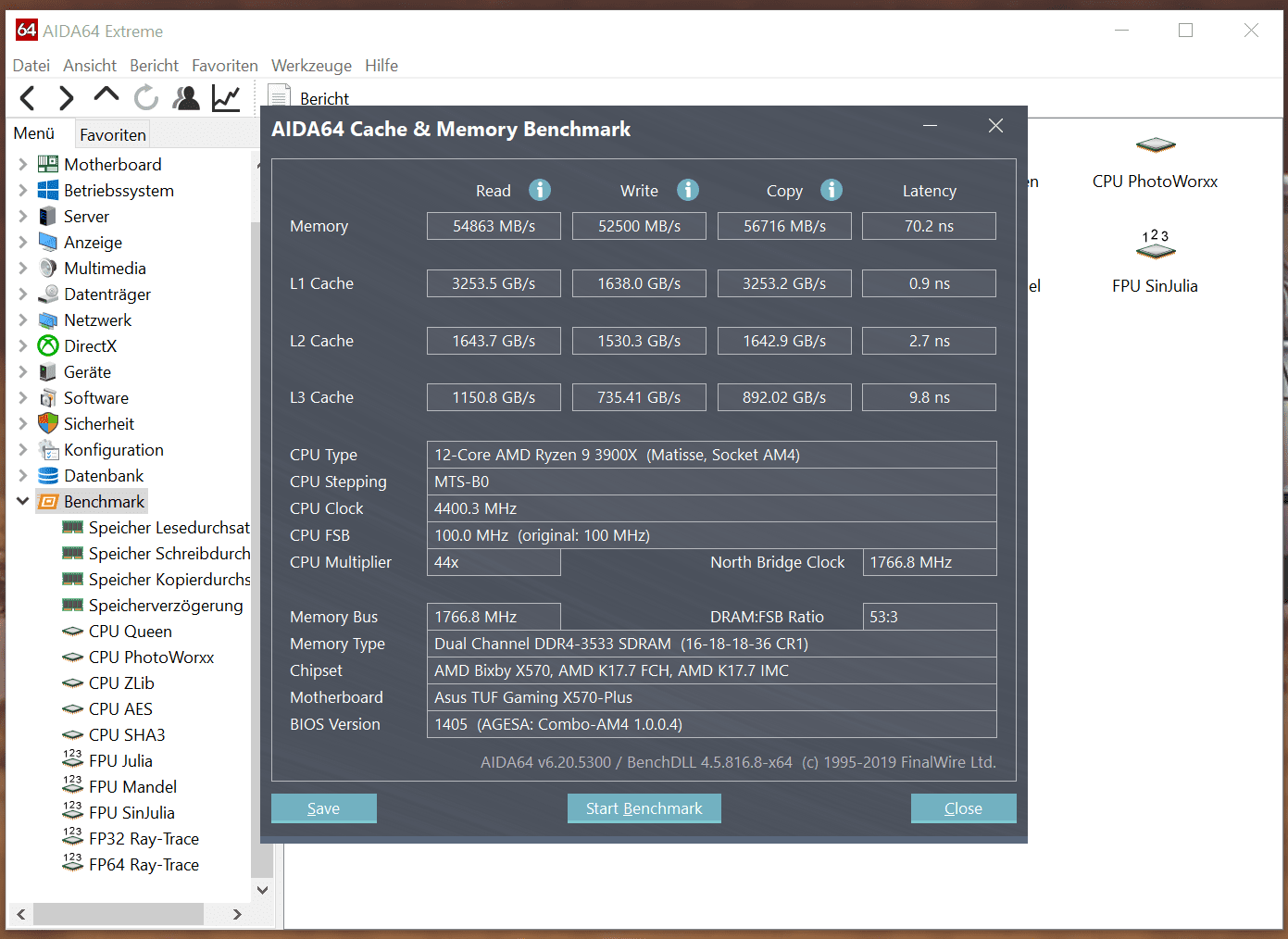 Aida cache memory benchmark как запустить