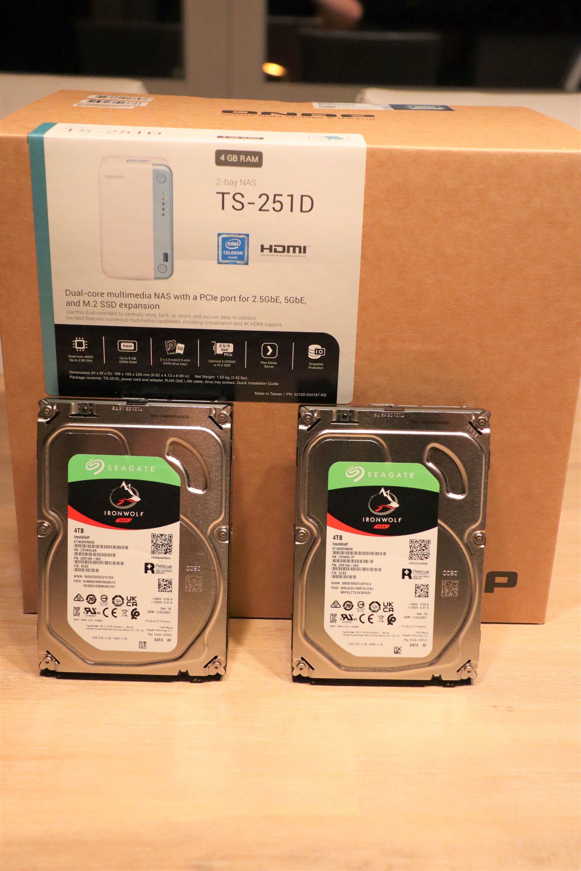 User-Review] - QNAP TS-251D & 2x 4TB Seagate IronWolf | Hardwareluxx