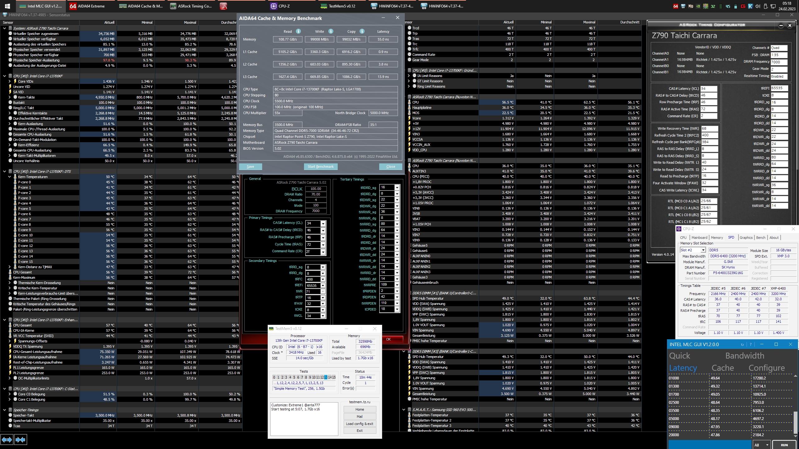 RAM Timings ASRock G.Skill DDR5 7000.#STABLE.2023.jpg