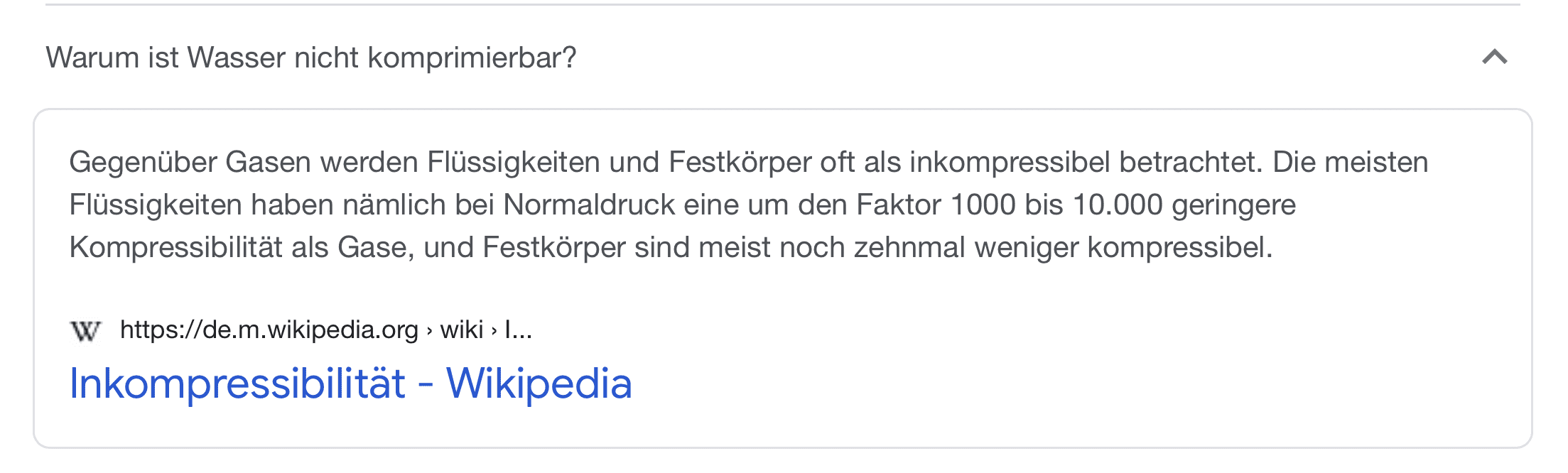 wie komprimierbar ist wasser - Google Search.png