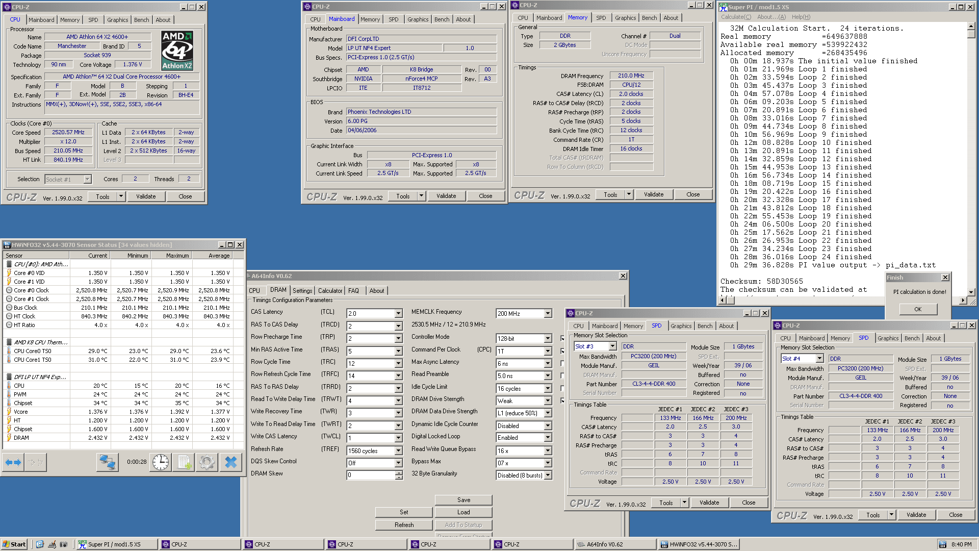 WinXP_DR_Expert - 4600+ - GEIL PC3200 Blue 2x1GB (PN2358-SN7001588) - 210MHz C2-2-2-5 1T 2.50v...png