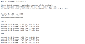 x264_Benchmark_HD_v5.0_1080p-231x21 4846 CPU Mhz 2539 Mhz NB 2769 HT Mhz 2154 Ram Mhz GPU 1145Mh.png