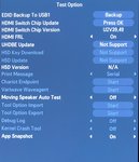 LG OLED C9 Service Menu - Test Option, HDMI FRL set to ON.jpg