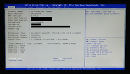 Lenovo ThinkServer TS460 - Bios Standard Einstellungen (01).png
