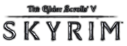 The Elder Scrolls V Skyrim Logo Transparent.png