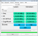 as-ssd-bench Sandforce SSD ATA 30.10.2009.png