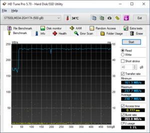 Seagate BarraCuda Pro 500GB 2,5