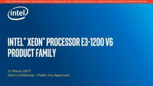 Intel Xeon E3 1200 v6 Familie