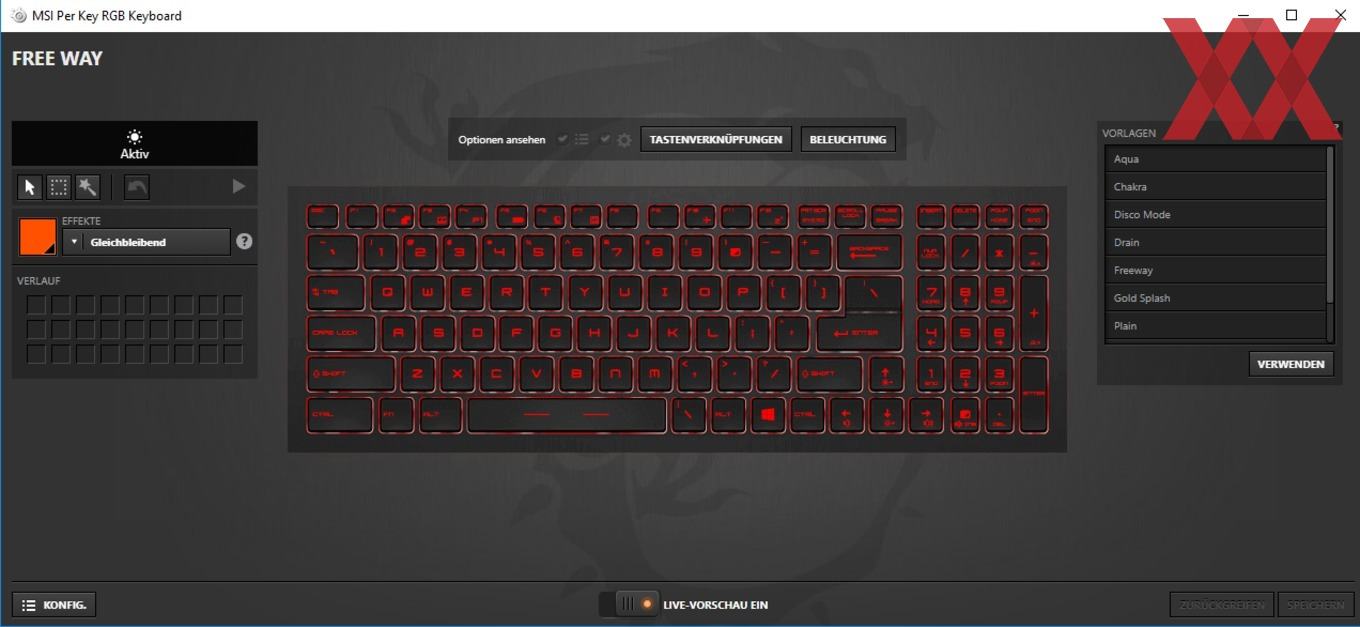 Per default. MSI per Key RGB Keyboard. MSI Steelseries. MSI RGB. Per Key от Steelseries MSI gp66.