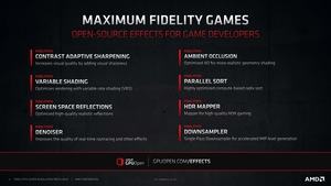 AMD FidelityFX Super Resolution