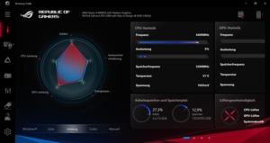 Die Software des ASUS ROG Zephyrus G14