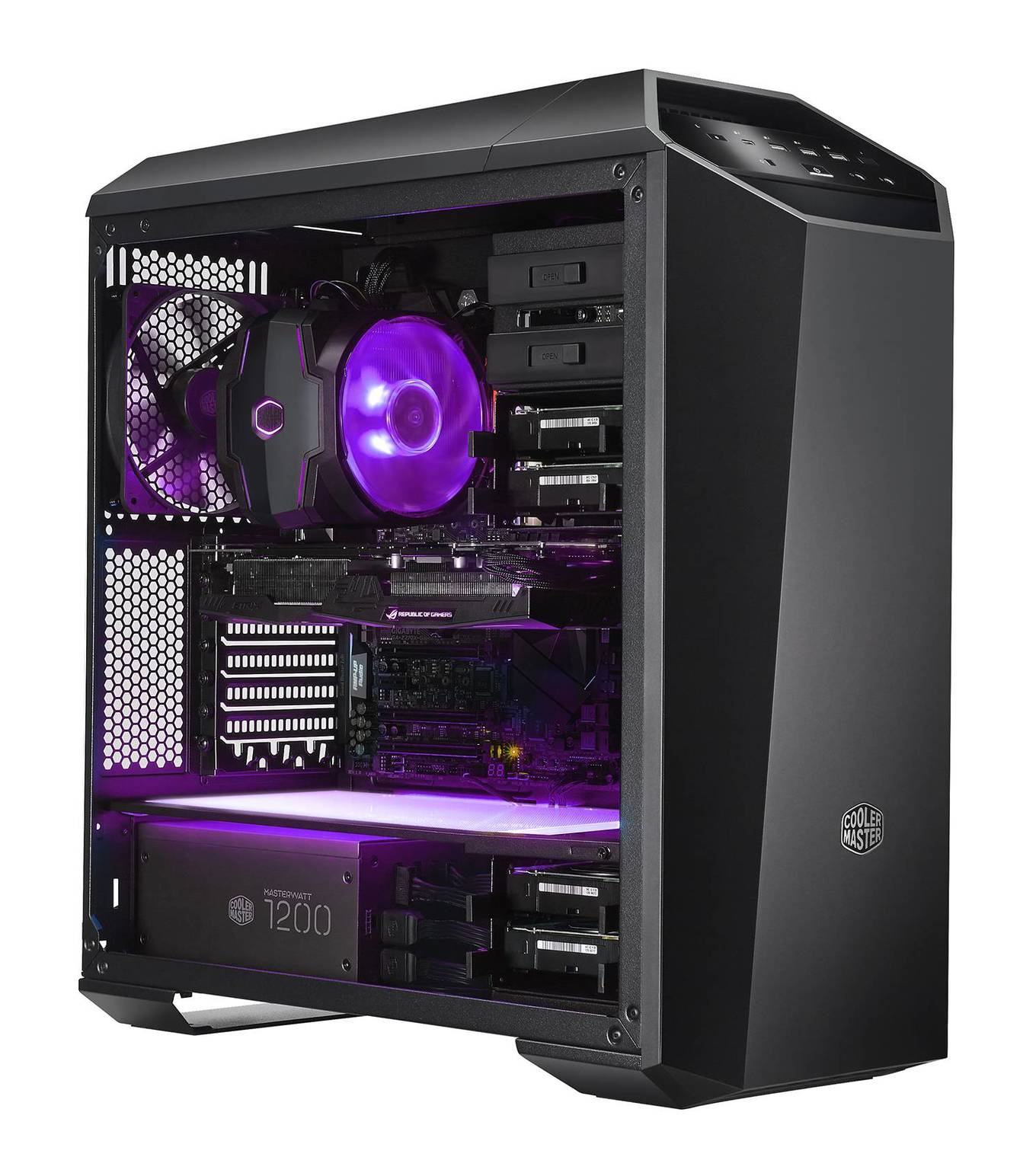 Игровой блок. Coolermaster MASTERBOX mc500. Coolermaster MASTERBOX mc500 черный. Cooler Master корпус Workstation. Cooler Master Master Case.