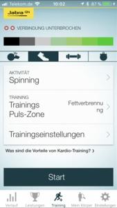 Die Sport-Life-App unterstützt die verschiedensten Sportarten und Zielvorgaben