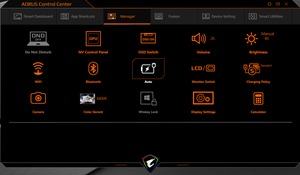 Die Software des Gigabyte Aorus 15P WB