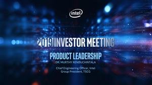 Intel Investors Day Mai 2019