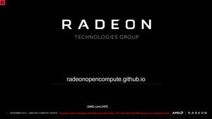 AMD Radeon Open Compute Platform