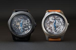 Die erste Version vereint Gehäuse der Gear S3 und mechanisches Uhrwerk