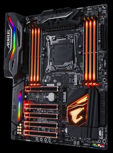 Das Gigabyte X299 Gaming 7 in der Übersicht.