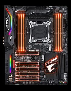 Das Gigabyte X299 Gaming 7 in der Übersicht.