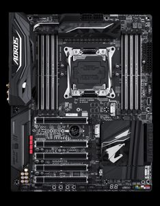 Das Gigabyte X299 Gaming 7 in der Übersicht.