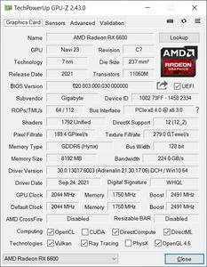 Gigabyte Radeon RX 6600 Eagle