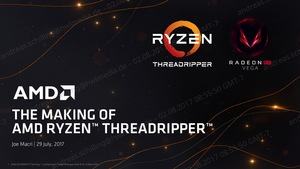 AMD Ryzen Threadripper Architektur-Pressdeck