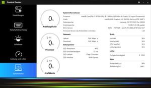 Control Center XMG Fusion 15