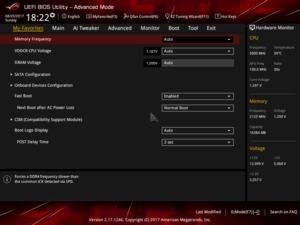 BIOS: ASUS ROG STRIX B350-F Gaming