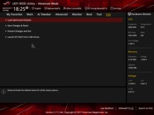 BIOS: ASUS ROG STRIX B350-F Gaming