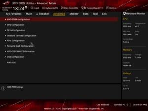 BIOS: ASUS ROG STRIX B350-F Gaming