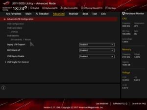 BIOS: ASUS ROG STRIX B350-F Gaming