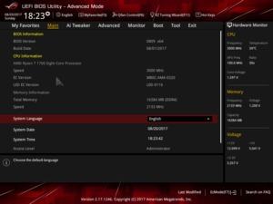 BIOS: ASUS ROG STRIX B350-F Gaming