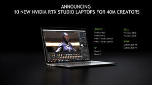 Pressdeck zum NVIDIA-RTX-Studio-Update