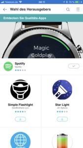 Gear S für iOS