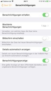 Gear S für iOS