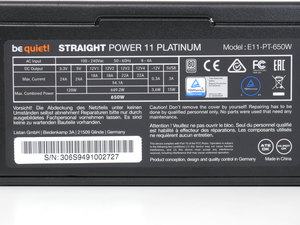 be quiet! Straight Power 11 Platinum 650W