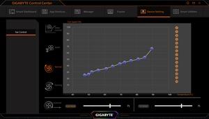 Die Software des Gigabyte Aero 15 OLED