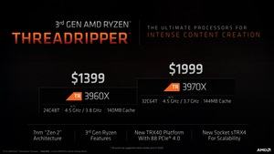 AMD Ryzen 9 3950X und 3. Generation Ryzen Threadripper