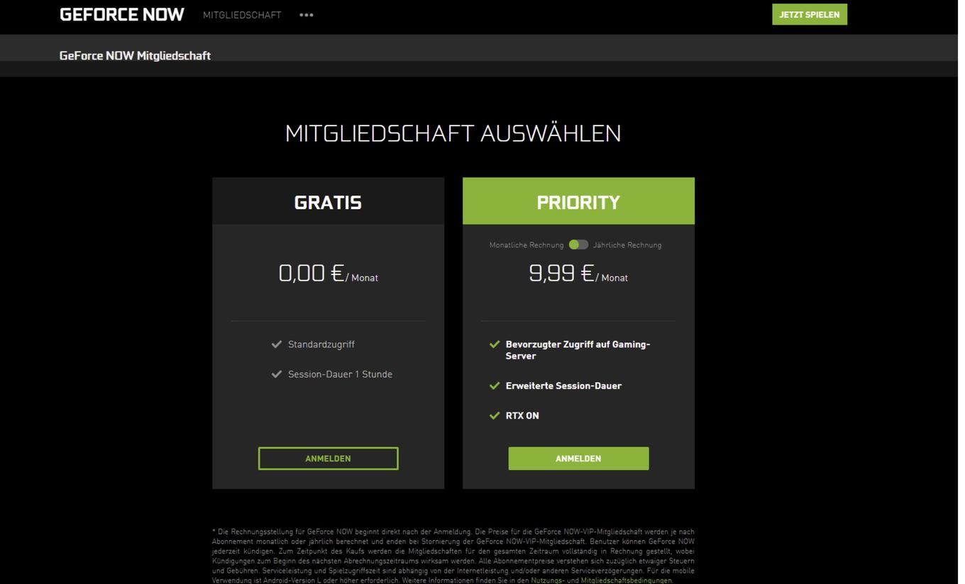 Priority Abo Zieht Preiserhohungen Bei Geforce Now Mit Sich Hardwareluxx