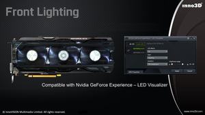 Produktpalette der GeForce GTX 1080 Ti von Inno3D