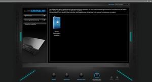 Die Software des Alienware 17 (2017)