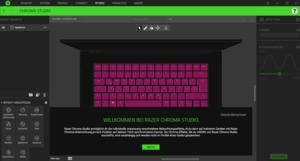 Die Software des Razer Blade 15 Basismodell 2021