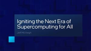 Intel Supercomputing 2021