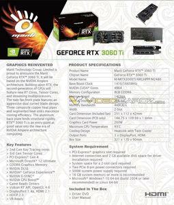 NVIDIA GeForce RTX 3060 Ti Leak