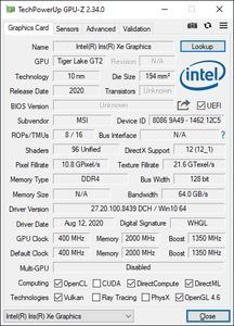 Intel Core i7-1185G7