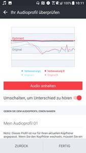 Das zum U11 gehörende Headset erlaubt dank USonic die Innenohrvermessung für besseren Klang