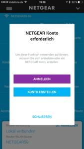 Netgear Nighthawk X10 Einrichtigung via App