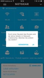 Netgear Nighthawk X10 Einrichtigung via App